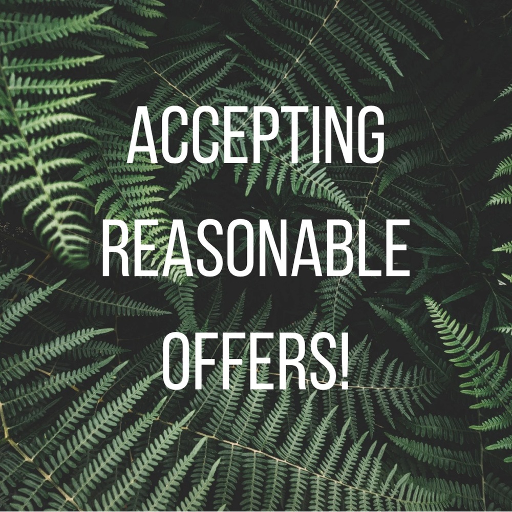 Reasonable Offers are Welcome! ❤️